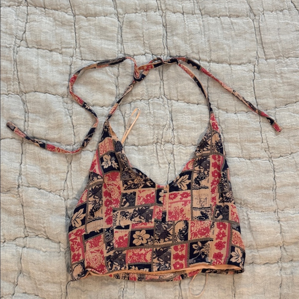 NWOT Free People Rae Halter Top - Picture 6 of 7